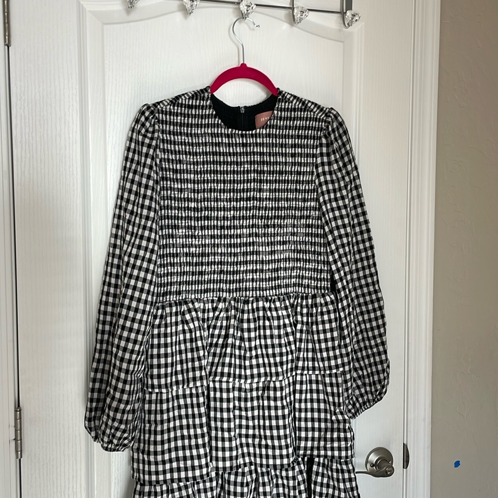 Jessakae Black & White gingham dress